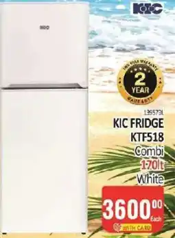 KitKat Cash and Carry KIC FRIDGE KTF518 Combi White offer