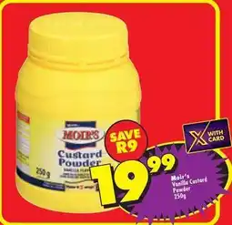 Shoprite Moir's - custard powder offer