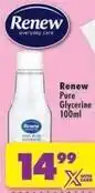 Shoprite Renew - pure glycerine offer
