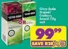Shoprite Citro-soda original/cranberry antacid offer