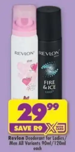 Shoprite Revlon Deodorant offer