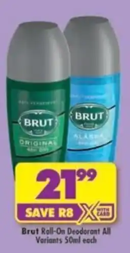 Shoprite Brut Roll-On Deodorant offer