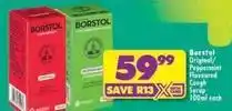 Shoprite Original/ peppermint flavoured cough syrup offer
