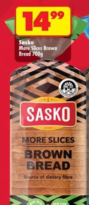 Sasko More Slices Brown Bread
