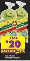 Shoprite Econo - class 1 granny smith apples offer