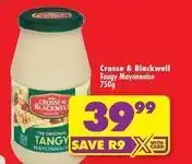 Crosse & blackwell - tangy mayonnaise