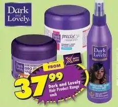 Shoprite Dark and lovely - hair product range offer