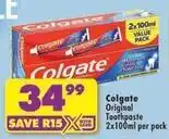 Shoprite Colgate - original toothpaste offer