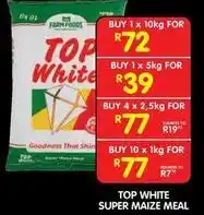 Shoprite Top white super maize meal offer