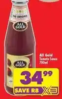 Shoprite All gold - tomato sauce offer