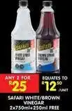 Shoprite White/brown vinegar offer