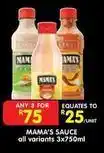 Shoprite Mama's - sauce offer