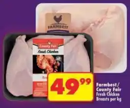 Shoprite Farmbest / County Fair Fresh Chicken Breasts offer