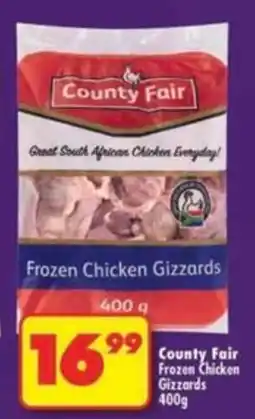 Shoprite County Fair Frozen Chicken Gizzards offer