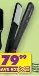 Shoprite Xssentials black plate hair straightener offer