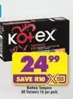 Shoprite Kotex - tampons offer