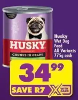 Shoprite Husky Wet Dog Food Chunks in Gravy offer