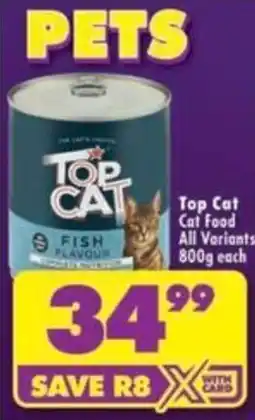 Shoprite Top Cat Cat Food offer