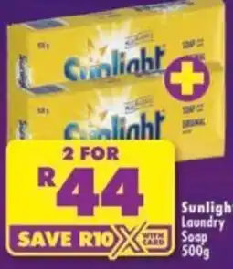 Shoprite Sunlight Laundry Soap offer