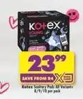 Shoprite Kotex - sanitary pads offer