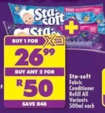 Sta-soft Fabric Conditioner Refill