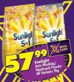 Shoprite Sunlight 5in1 Handwash Powder offer