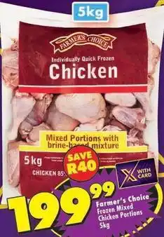 Shoprite Farmer's choice - individually quick frozen chicken mixed portions offer