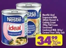 Shoprite Nestlé Ideal Evaporated Milk offer