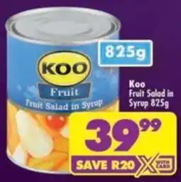 Shoprite Koo Fruit Salad in Syrup offer