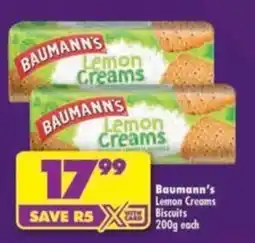 Shoprite Baumann's Lemon Creams Biscuits offer