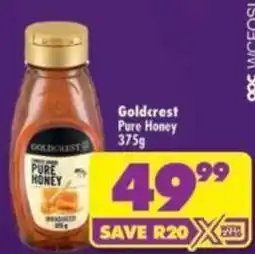 Shoprite Goldcrest Pure Honey offer