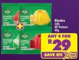 Shoprite Rhodes Jelly All Variants offer