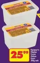 Shoprite Farmer's choice - frozen chicken livers offer