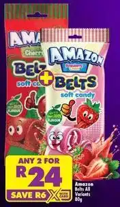 Belts soft candy