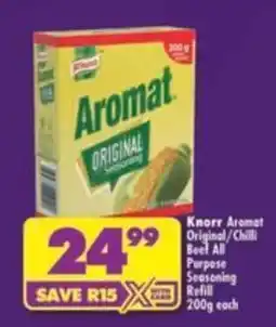 Shoprite Knorr Aromat Original/Chilli Beef All Purpose Seasoning Refill offer