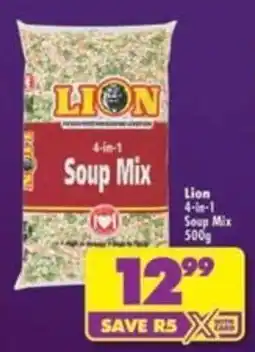 Shoprite Lion 4-in-1 Soup Mix offer