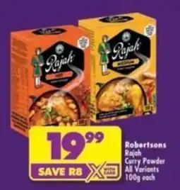 Shoprite Rajah Curry Powder offer