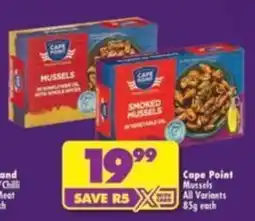 Shoprite Cape Point Mussels offer