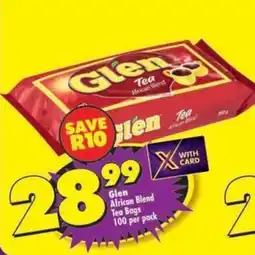 Shoprite Glen African Blend Tea Bags offer