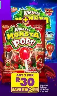 Shoprite Monsta pops! offer