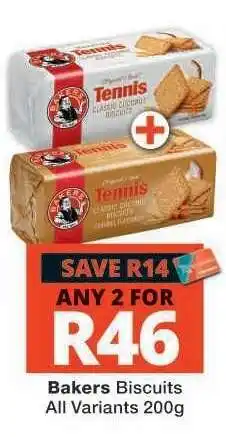 Checkers BAKERS Biscuits offer