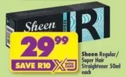 Shoprite Sheen Regular / Super Hair Straightener offer