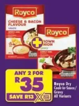 Shoprite Royco Dry Cook-in-Sauce/Gravy All Variants offer