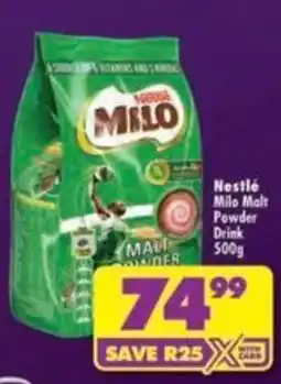 Shoprite Nestlé Milo Malt Powder Drink offer