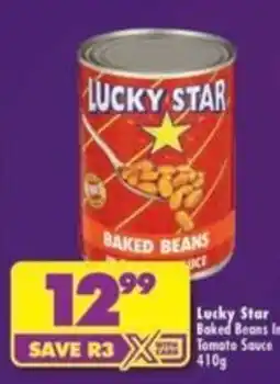 Shoprite Lucky Star Baked Beans in Tomato Sauce offer
