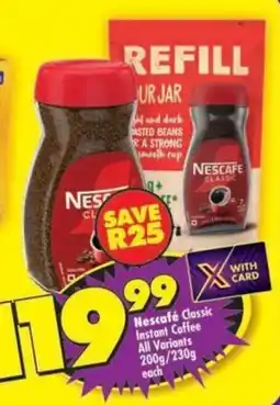 Shoprite Nescafé Classic Instant Coffee offer