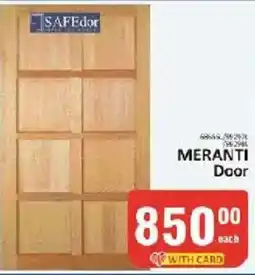 KitKat Cash and Carry SAFEdoor MERANTI Door offer