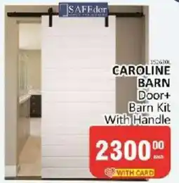 KitKat Cash and Carry SAFEEdor CAROLINE BARN Door+ Barn Kit With Handle offer