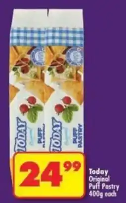 Shoprite Today Original Puff Pastry offer