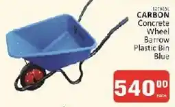 KitKat Cash and Carry CARBON Concrete Wheel Barrow Plastic Bin Blue offer
